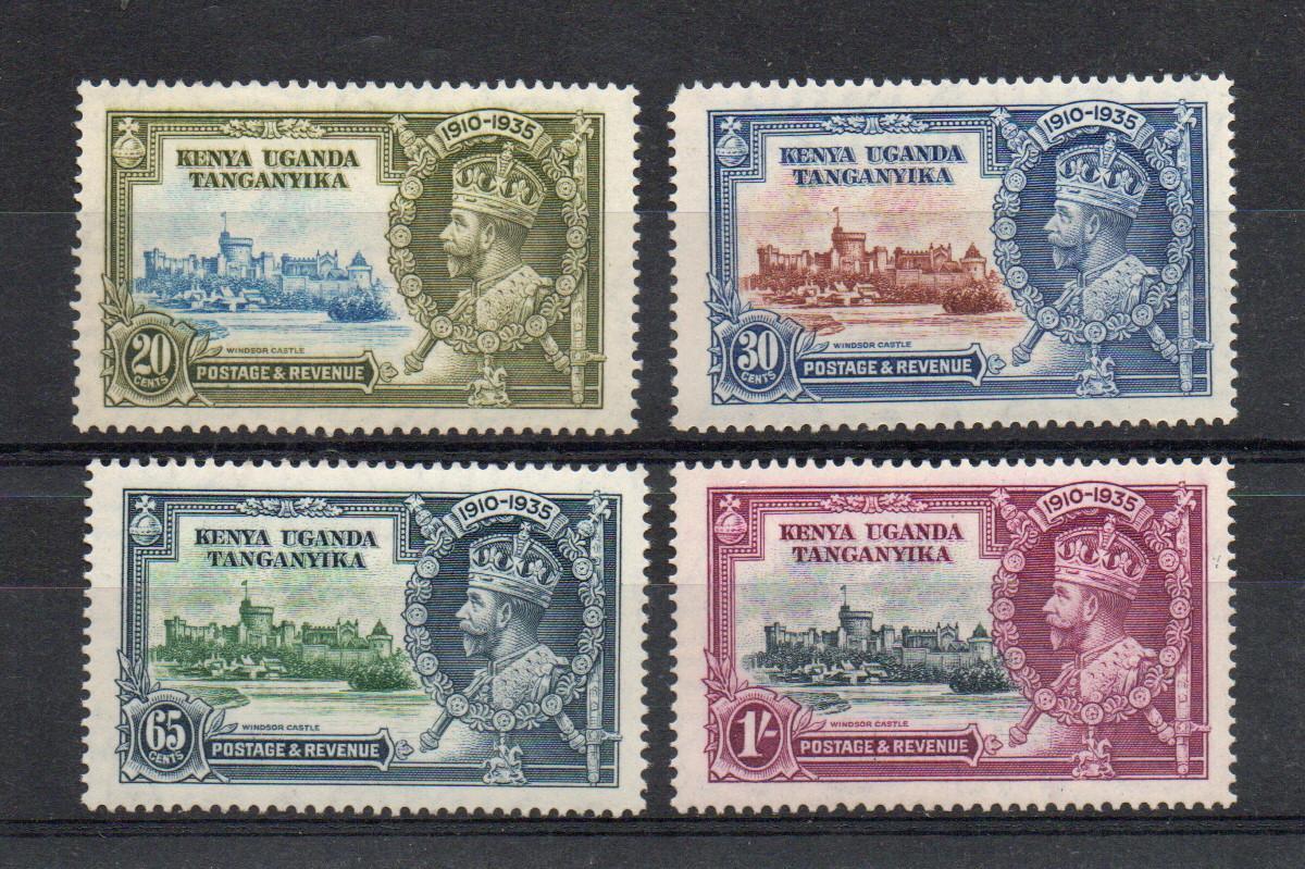 K.U.T.  SG 124-7 1935 GV SILVER JUBILEE MNH