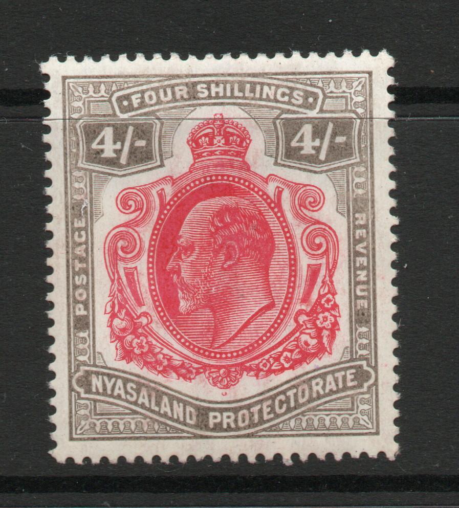 NYASALAND SG 79 ED V11 4/- VALUE M/M