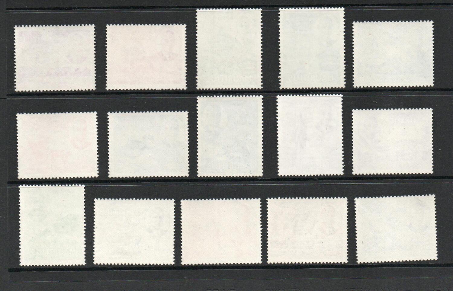 MAURITIUS SG 276-90 DEFINITIVE SET MNH