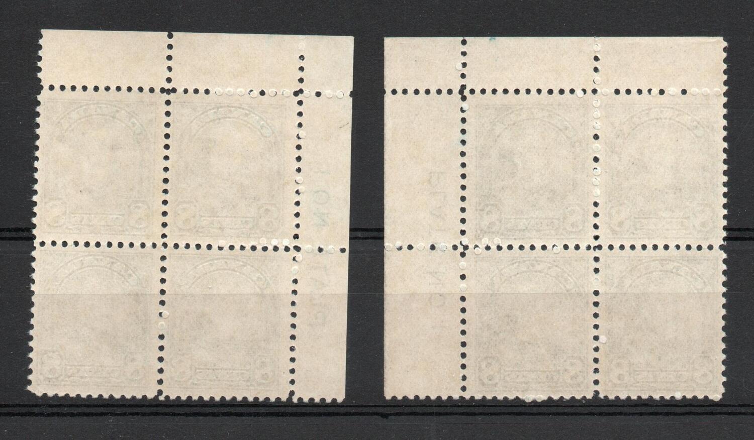 CANADA SG 297  2 X PLATE 1 BLOCKS MNH