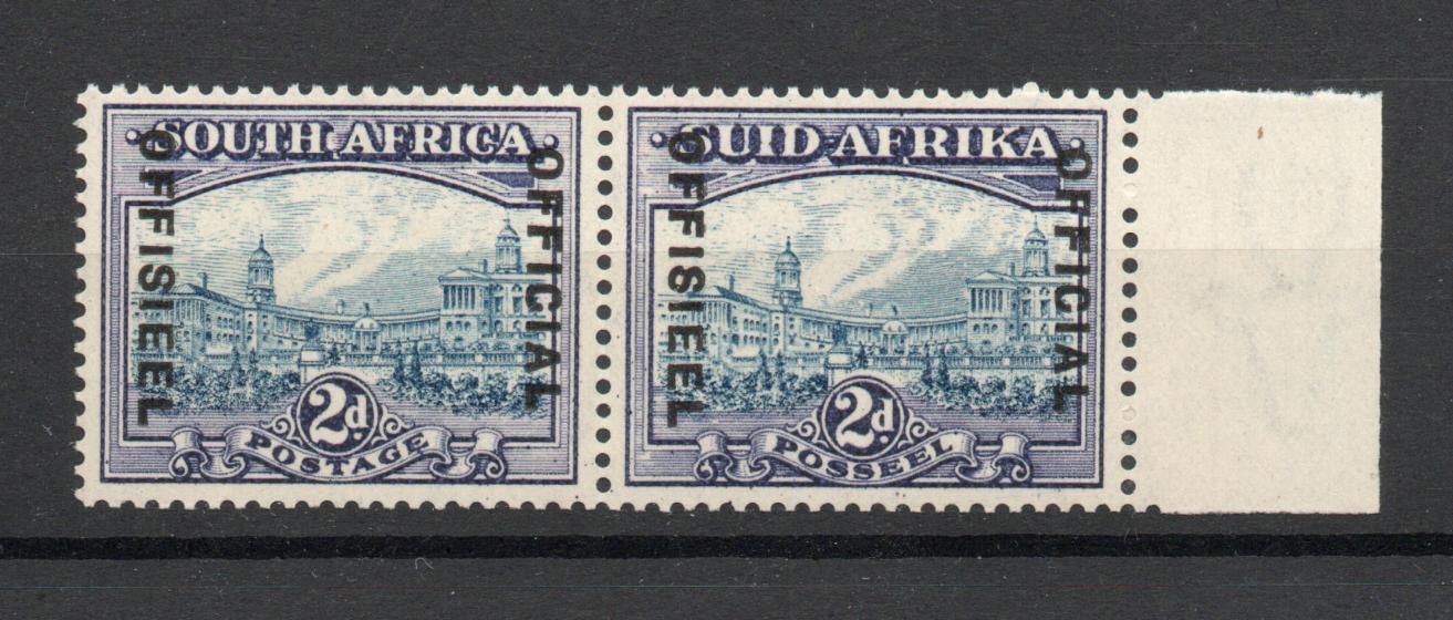 SOUTH AFRICA SG O23 GVI OFFICIAL PAIR 