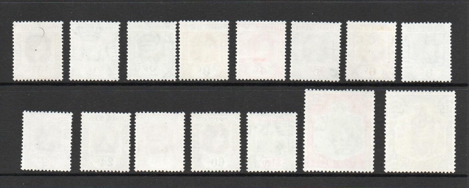 LEEWARD ISLANDS SG 126-40 MNH