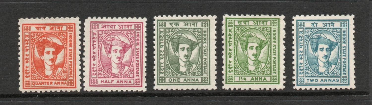 INDORE STATE INDIA SG 36-40 SET M/M
