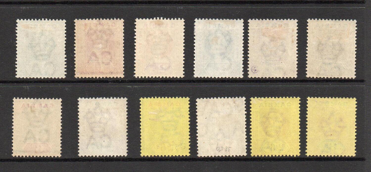 GAMBIA SG 45-56 SET M/M