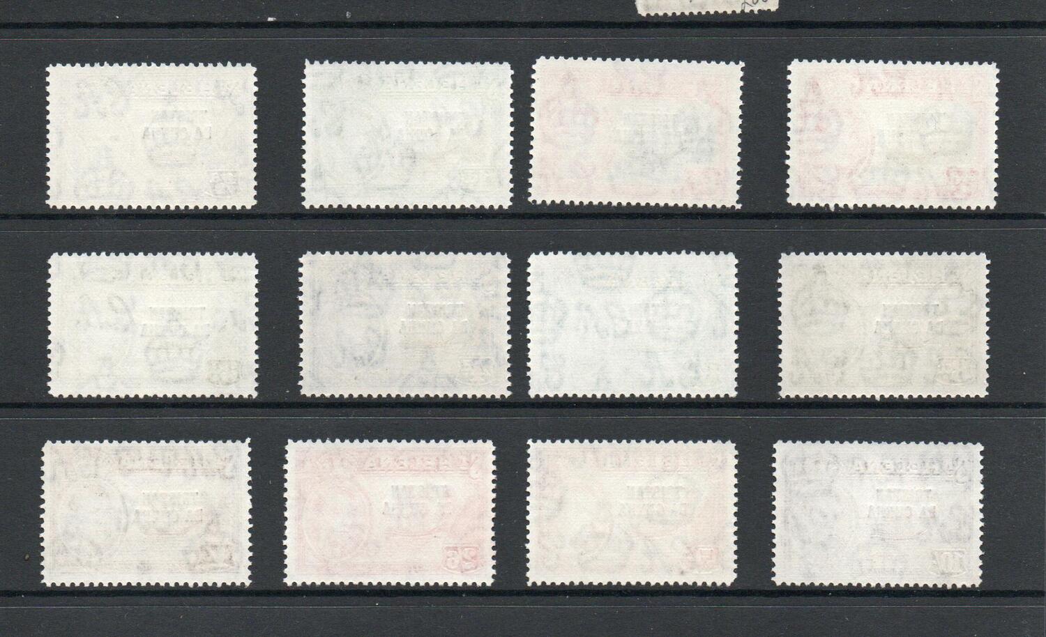TRISTAN DA CUNHA SG 1 - 12 DEFINITIVE MNH