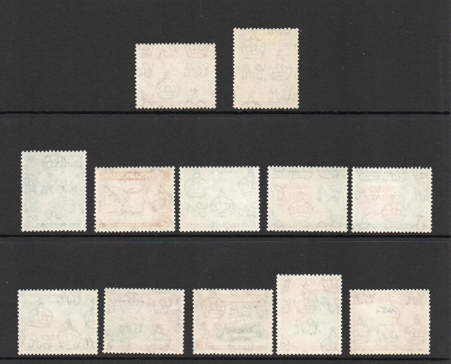 PITCAIRN ISLANDS SG 18-28  SET MNH