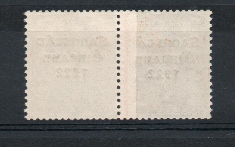 IRELAND COIL PAIR 2d MNH