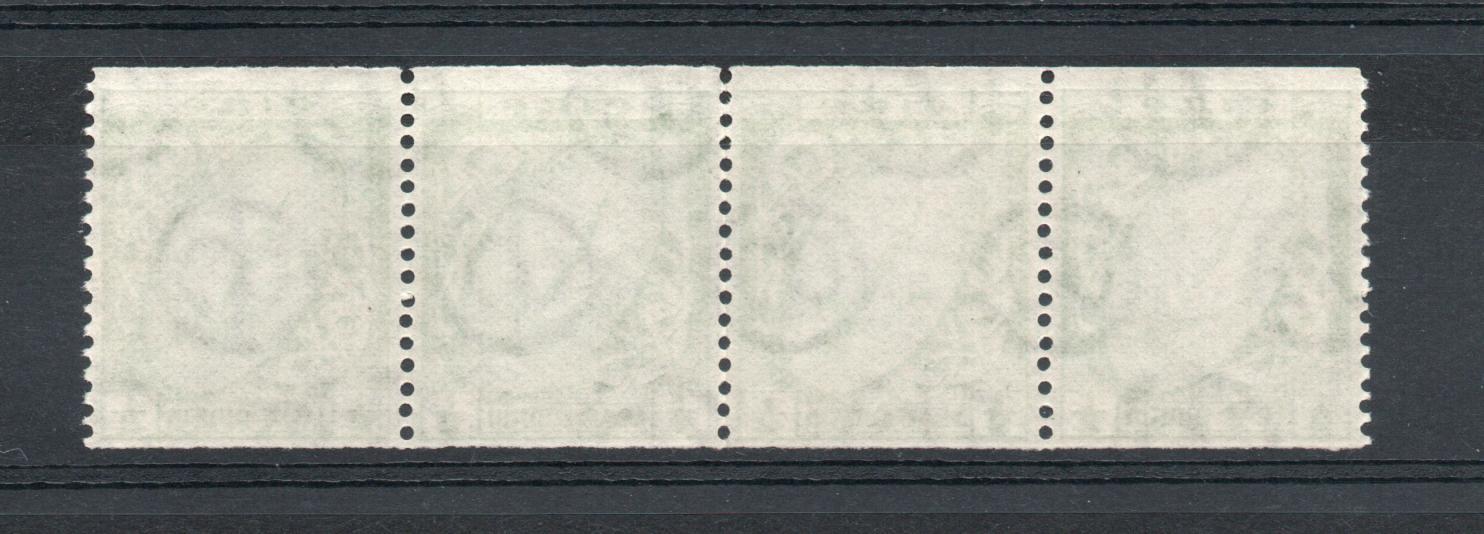 IRELAND SG 71a COIL STRIP OF 4 MNH