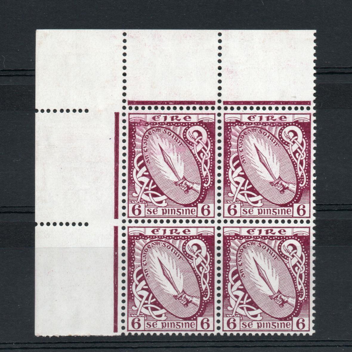 IRELAND SG 79 6D BLOCK OF 4 MNH