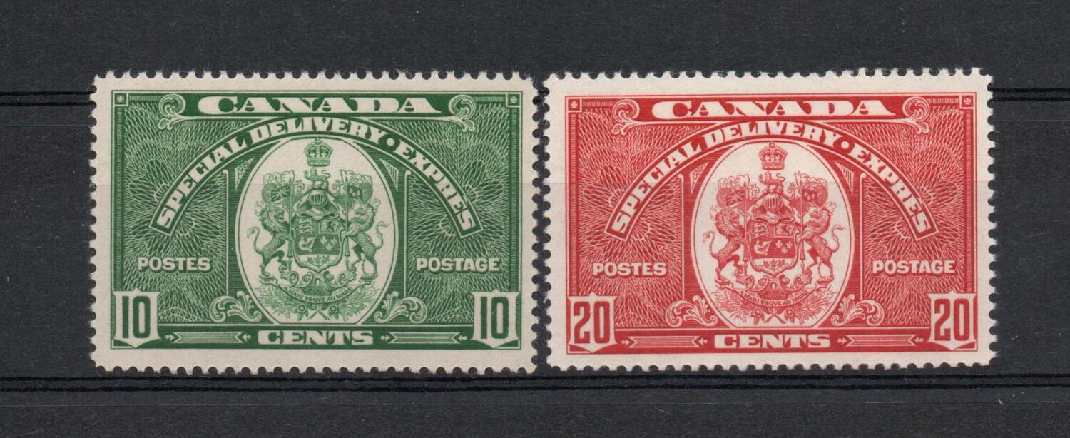 CANADA SG S9-10 SPECIAL DELIVERY STAMPS MNH