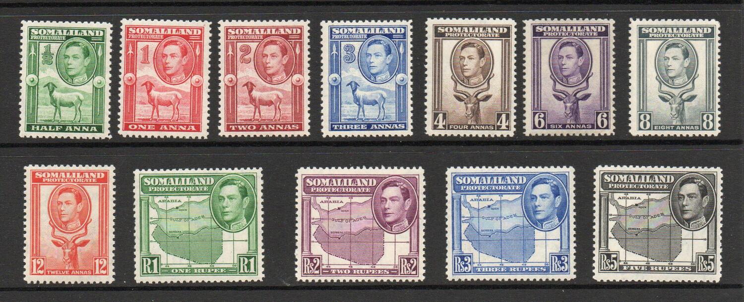 SOMALILAND SG 93-104 DEFINITIVE SET MNH