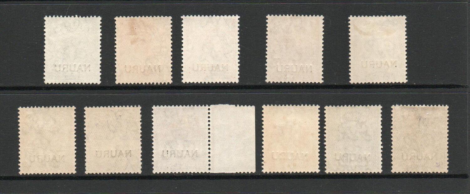 NAURU SG 1-12 GV 1916 SET M/M