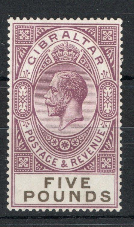 GIBRALTAR SG 108 1925 £5 L/M/M