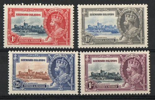 LEEWARD ISLANDS SG 88-91 SILVER JUBILEE SET MNH