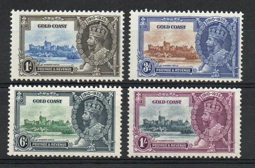 GOLD COAST SG 113-116 SILVER JUBILEE SET MNH