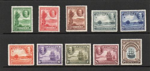 ANTIGUA SG 81-90 1932 TERCENTENARY SET FINE MINT