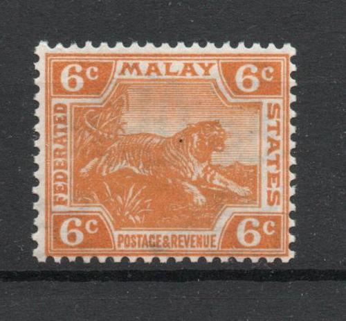 FEDERATED MALAY STATES SG 63w VARIETY