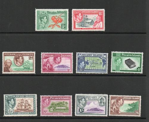 PITCAIRN ISLAND SG 1-8 1940 DEFINITIVE SET MNH