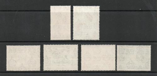 MALAYA PENANG STATE SG 1-2 +23-26 GVI SILVER WEDDING + U.P.U. MNH