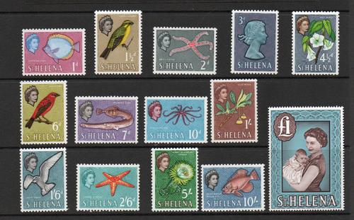 ST HELENA SG 176-89 1961 DEFINITIVE SET MNH