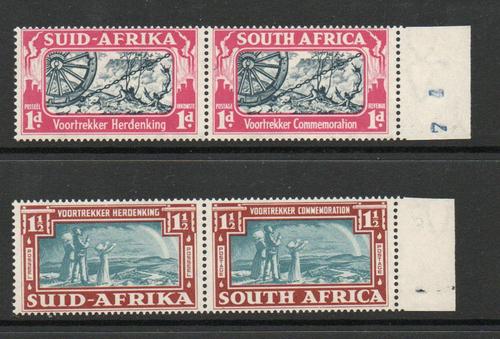 SOUTH AFRICA SG 80-81 VOORTREKKER COMMEMORATION MNH
