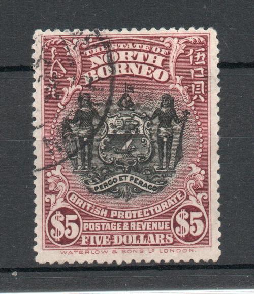 NORTH BORNEO SG 182 $5 