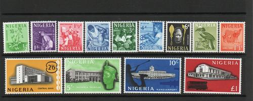 NIGERIA SG 89-101 DEFINITIVES MNH