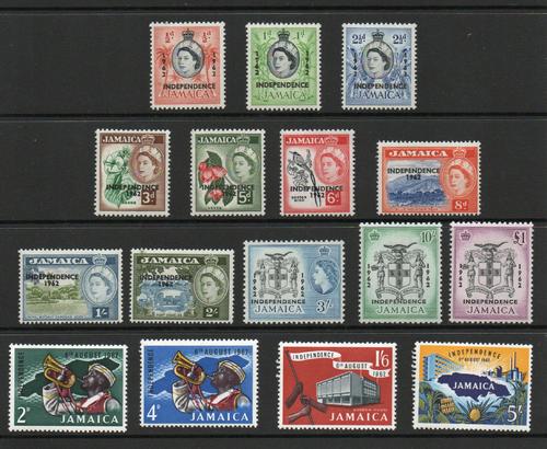 JAMAICA SG 181-96 INDEPENDENCE SET MNH