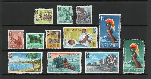 TANGANYIKA SG 108-119 MNH