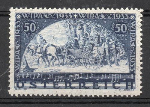 AUSTRIA SG 704 WIPA ON GRANITE PAPER MNH