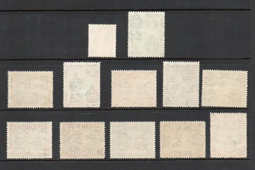 GRENADA SG 152-163 GVI DEFINITIVE SET M/M