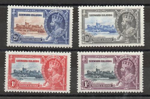 LEEWARD ISLANDS SG 88-91 SILVER JUBILEE SET M/M