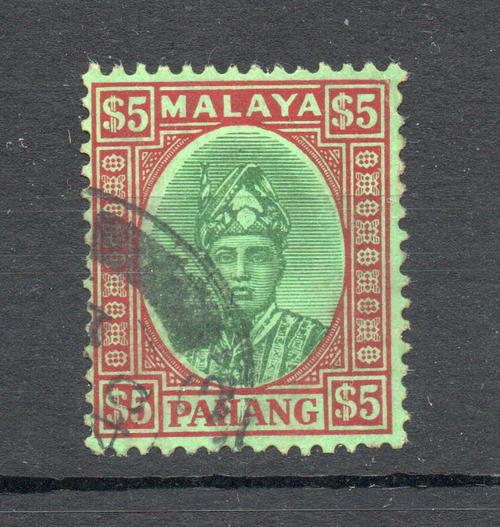 MALAYA PAHANG SG 46 $5 FINE USED 