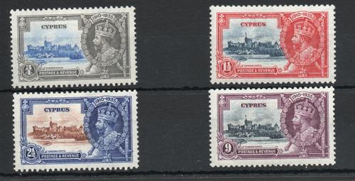 CYPRUS SG 144-7 GV SILVER JUBILEE M/M