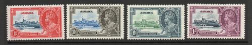 JAMAICA SG 114-17 GV SILVER JUBILEE SET M/M