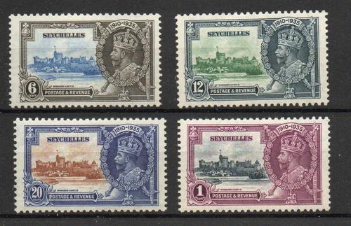 SEYCHELLES SG 128-31 GV SILVER JUBILEE M/M