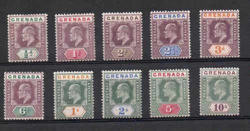 GRENADA SG 57-66 Ed VII LIGHTLY  M/M