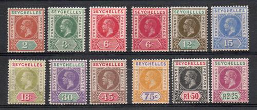 SEYCHELLES SG 71-81 + SG 73a GV M/M 