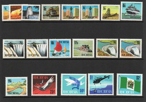 RODESIA SG 439-452 DEFINITIVE SET MNH