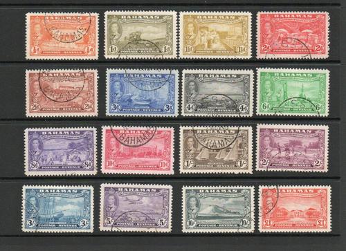 BAHAMAS SG 178-93 GVI ELEUTHERA SET FINE USED