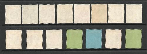 STRAITS SETTLEMENTS SG 220-274 L/M/M