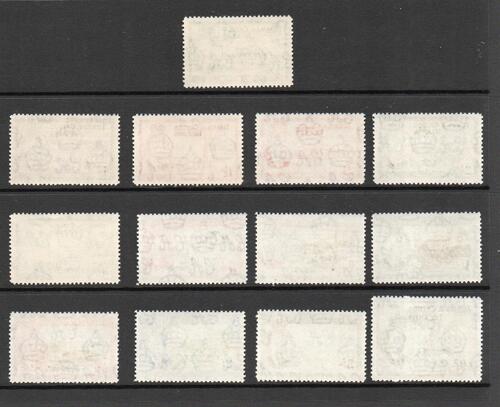 TURKS AND CAICOS SG 221- 233 GVI SET MNH