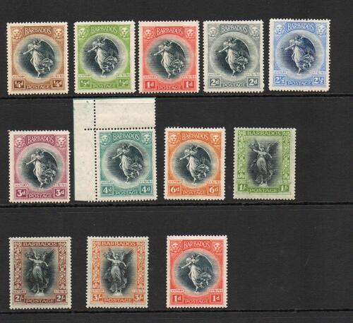 BARBADOS SG 201-12 VICTORY / PEACE SET M/M