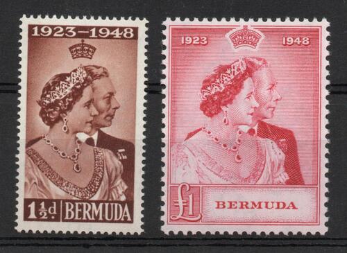 BERMUDA GVI SILVER WEDDING SG 125-6 L/M/M