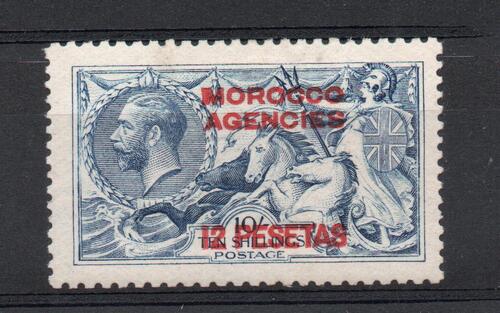 MOROCCO AGENCIES SPANISH  SG 141 10/- SEAHORSE M/M
