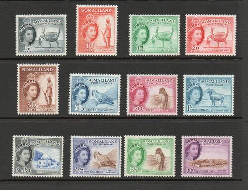 SOMALILAND SG 137-48 Q E II SET M/M