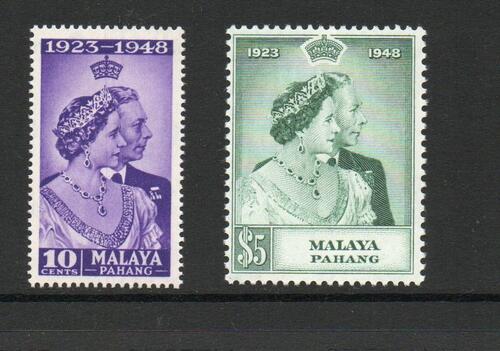 PAHANG SG 67-8 ROYAL SILVER WEDDING PAIR M/M