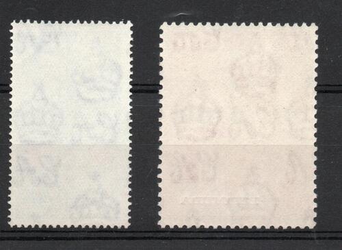 BERMUDA SG 125-6 GVI SILVER WEDDING PAIR MNH