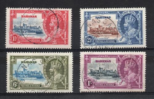 BAHAMAS SG144-144GV SILVER  JUBILEE SET FINE USED