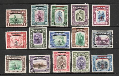 NORTH BORNEO SG 335-49   SET USED 